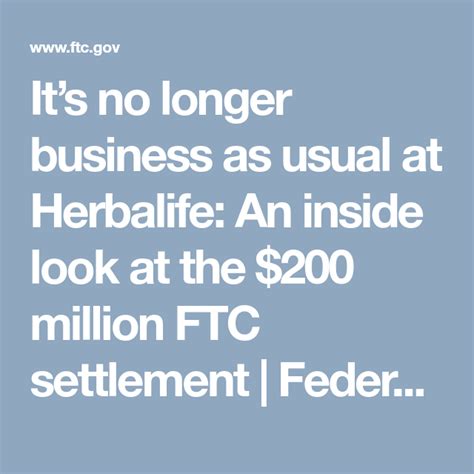 It’s no longer business as usual at Herbalife: An inside look at the.